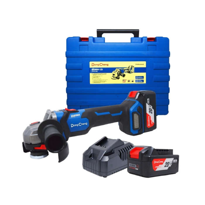 Dong Cheng Cordless Brushless Angle Grinder, 115mm, 1000W, 20V MAX/4.0Ah×2 DCSM04-115(EM)