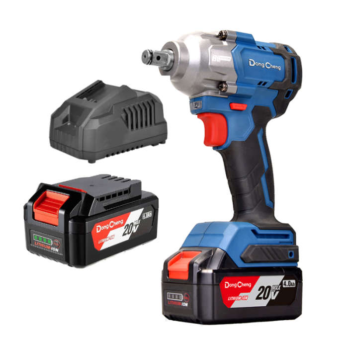 Dong Cheng Cordless Brushless Impact Wrench, 1/2", 488N.m, 3 speeds, 20VMAX 4.0Ah×2 DCPB488(EM)
