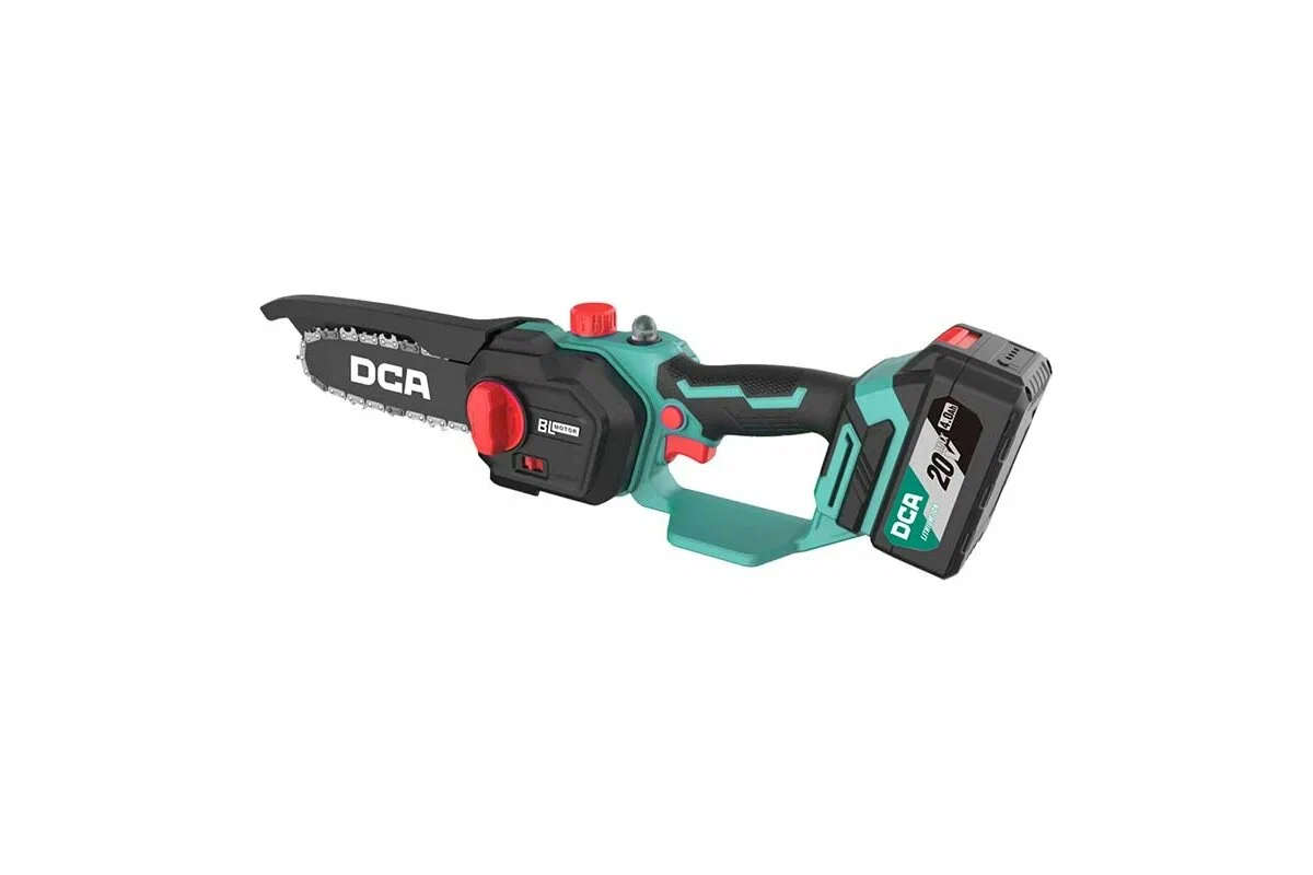 DCA 700W chainsaw with 2 x 4Ah batteries ADML20081 (TYPEEM)