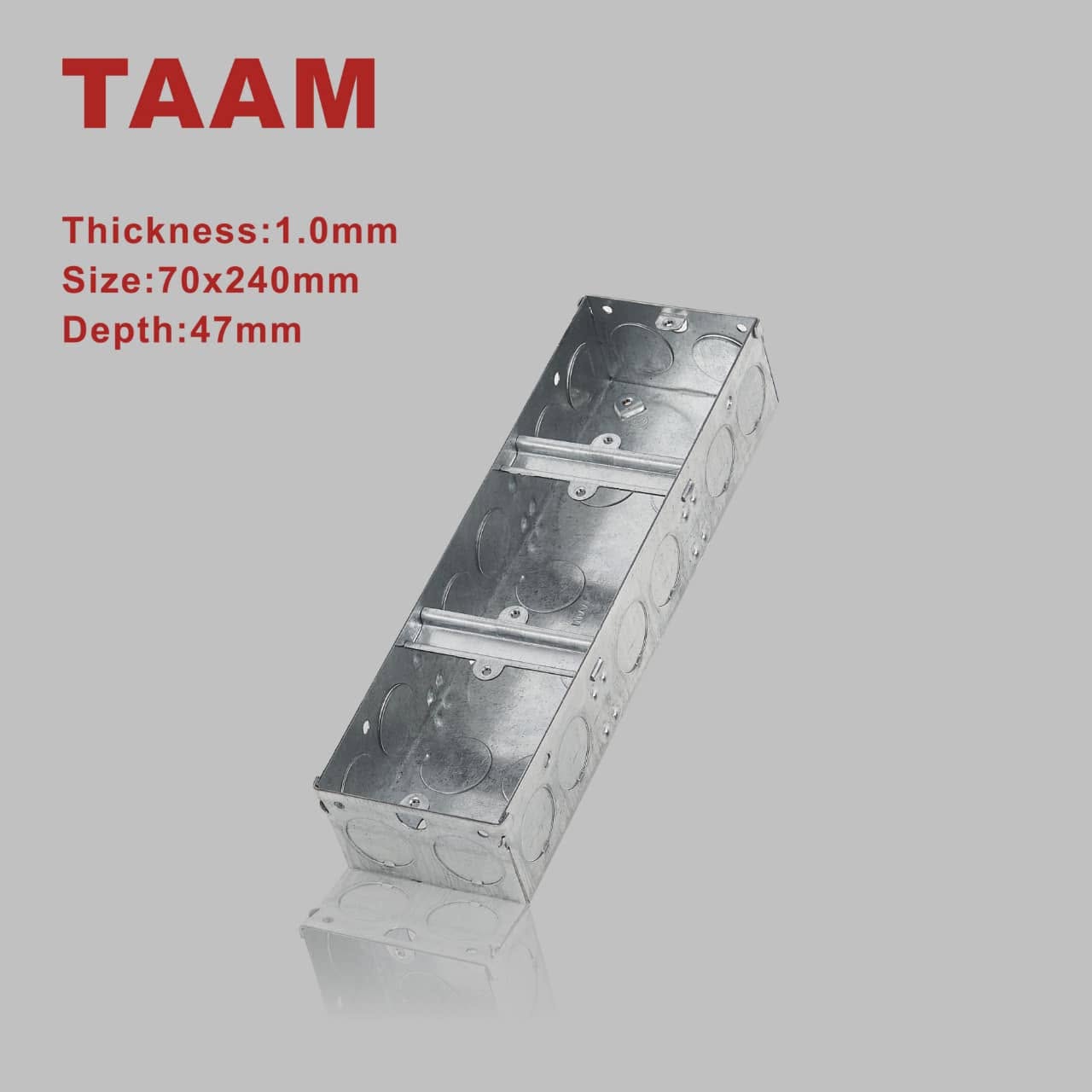 TAAM TAAM Deep Square Iron Triple Box Set Taam Brand Code 333 CODE333