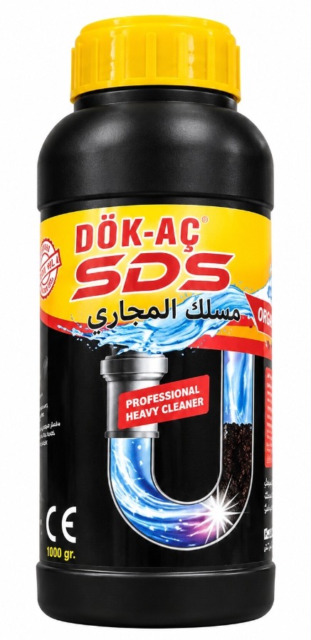 Turkish drain cleaning fluid, half kilo, SGS code F2000