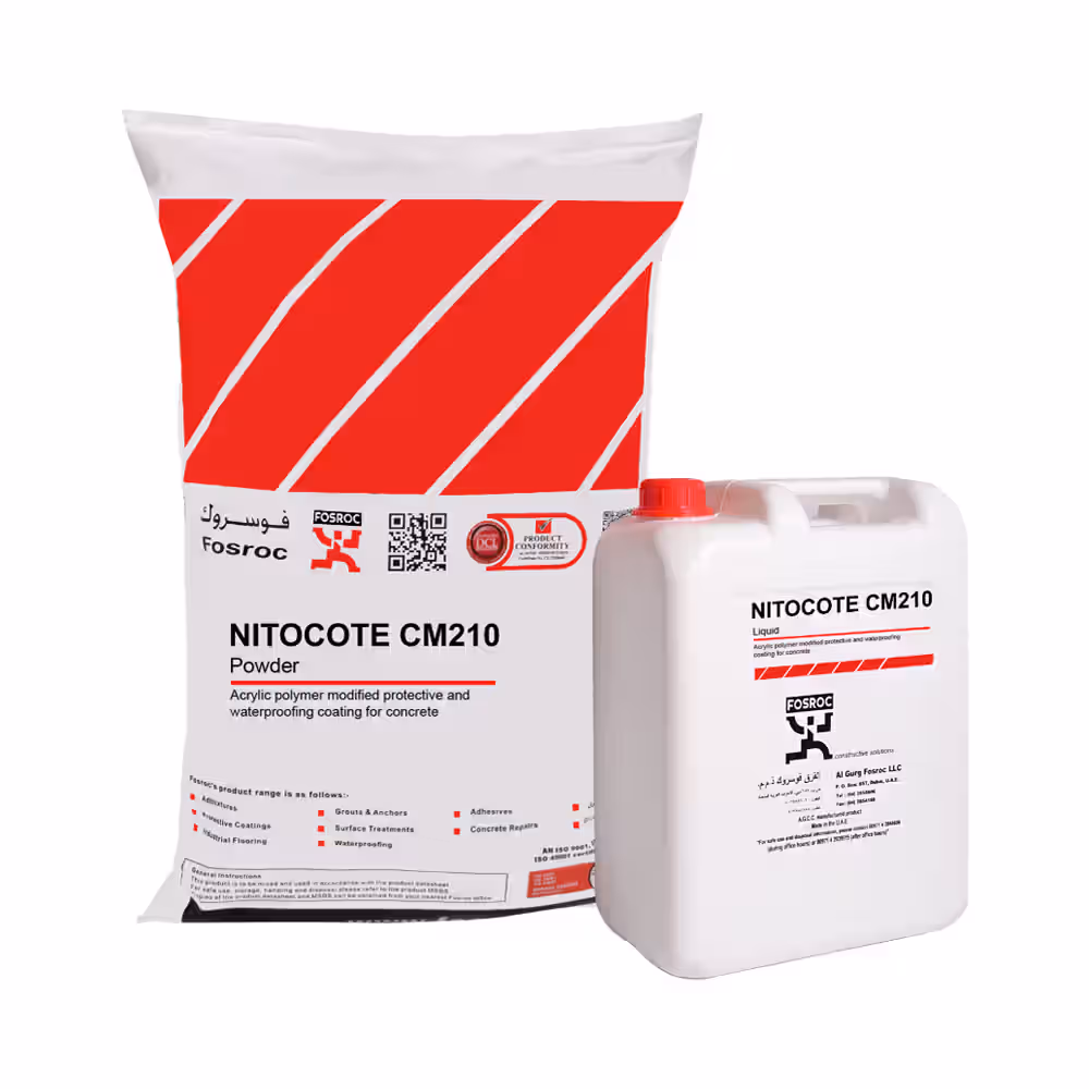 Fosroc Nitocote CM210 Elastomeric cementitious waterproof coating