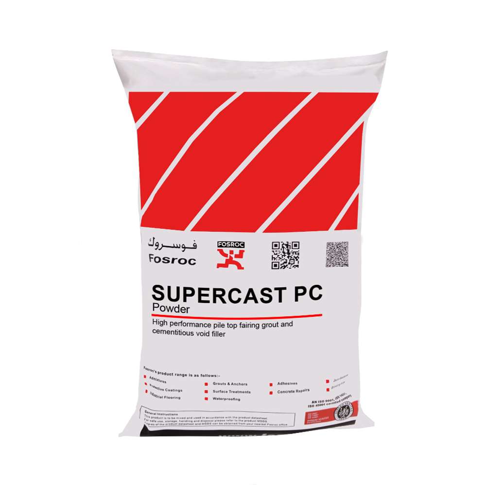 Fosroc Supercast PC fairing grout and cementitious void filler