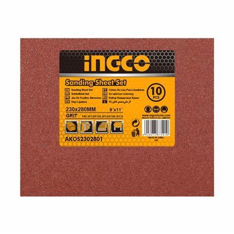 INGCO Sanding Sheet 5 Pieces Set AKOS2302801