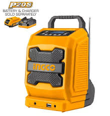 INGCO Cordless LiIon Job Radio 20V CJRLI2001