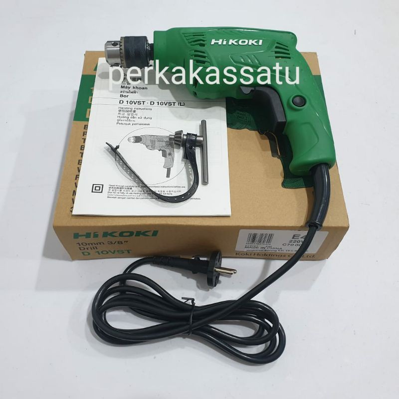 هایکوکي دريل كومباكت كهربائي 450 واط راس 10 ملم D10VST اخضر
