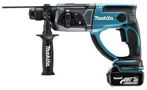 Makita 18V SDS Hammer Drill With 2x 3.0Ah LiIon Batteries DHR202RFJ