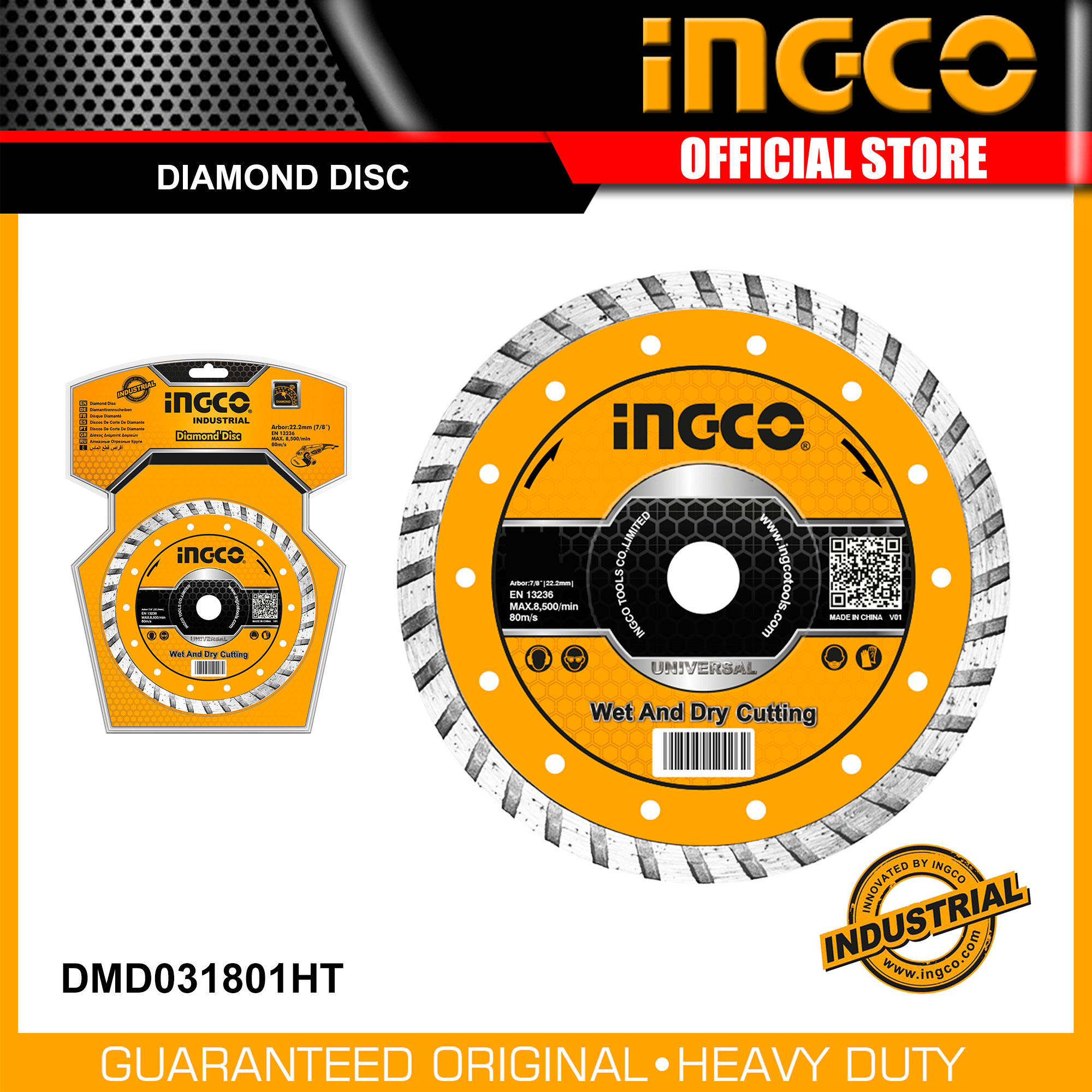 INGCO Turbo Diamond Disc 180mm DMD031801