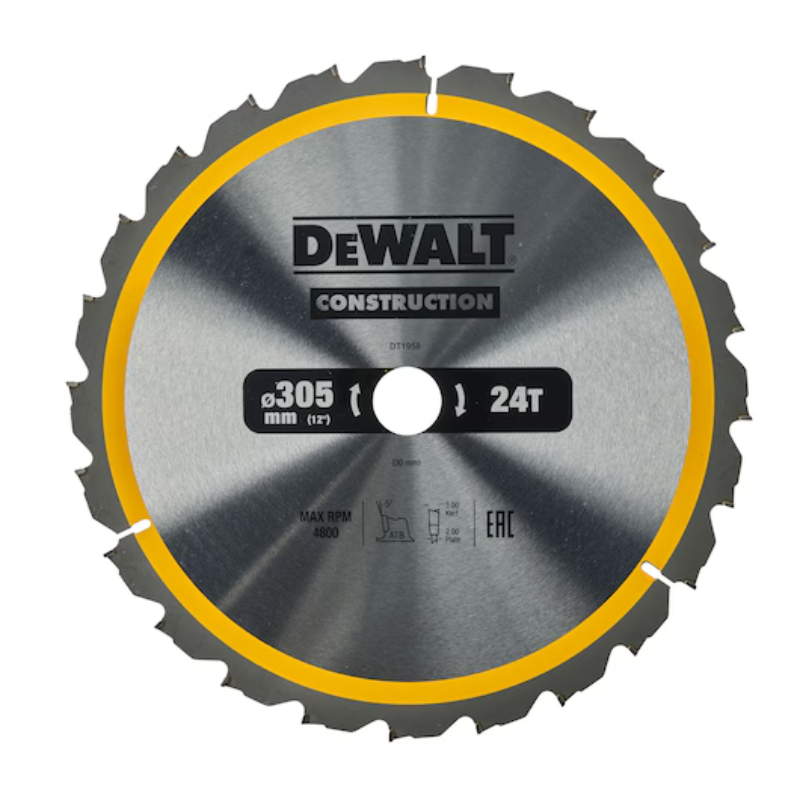 DeWALT Circular Saw Blade 305x30mm 24T DT1958-QZ