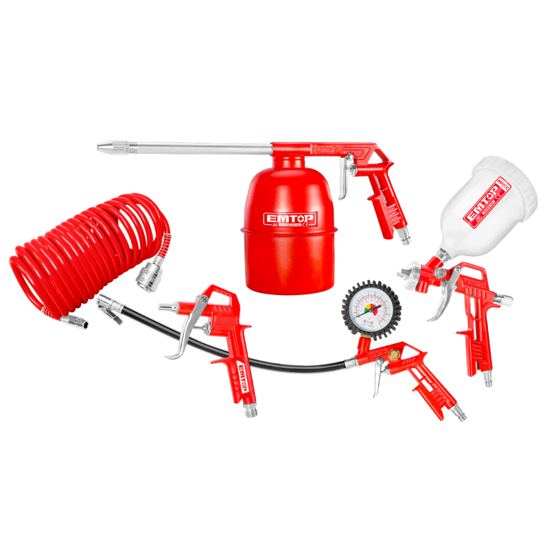 EMTOP Air Tools Set 5pcs EATLS0503