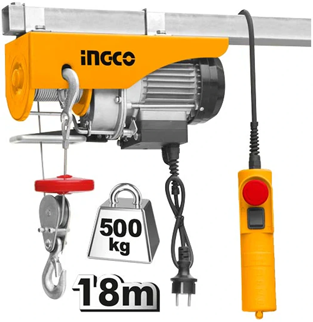 INGCO Electric Hoist 900W, 250Kg500Kg EH5001