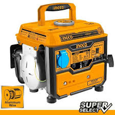 INGCO Gasoline generator 800w 3.5Amp, 4.0L Tank ,Recoil Starter GE8002
