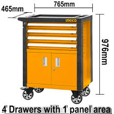 INGCO Roller Tool Cabinet with 4 Drawers HDTC01042