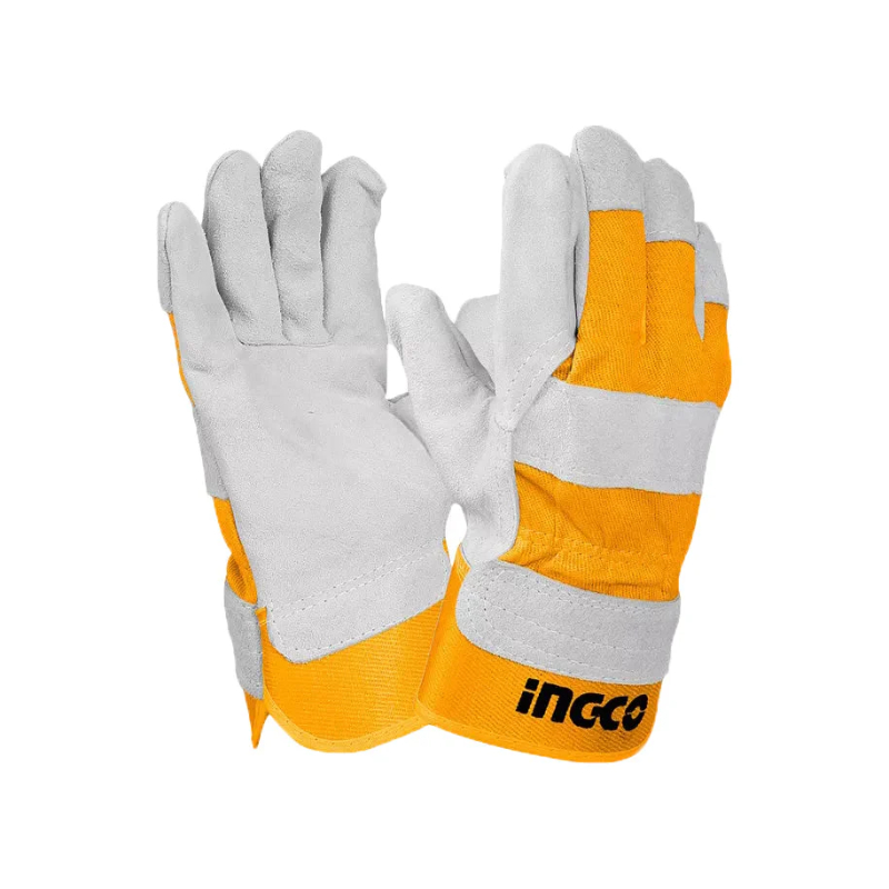 INGCO Welding Leather Gloves 10.5Inch HGVC01
