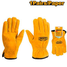 INGCO Leather Gloves HGVC02