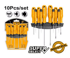 INGCO 10 pcs Screwdriver Set HKSD1058