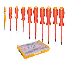 INGCO 10Pcs Insulated Hand Tools Set HKTV01S101