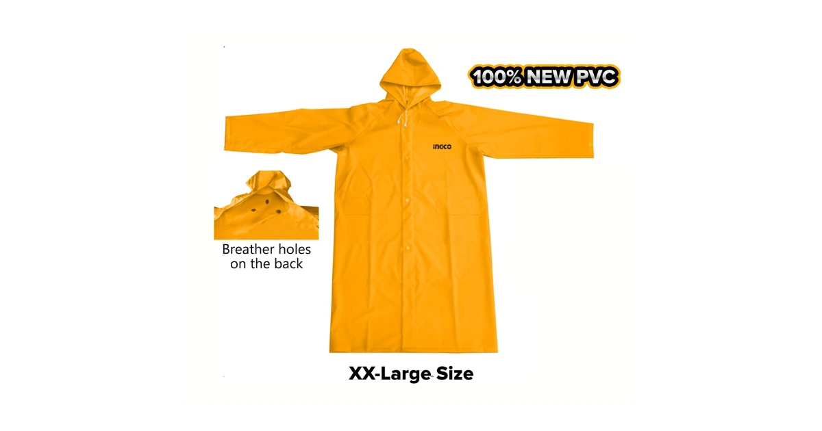 INGCO Rain Coat PVC Material HRCTL031-2XL