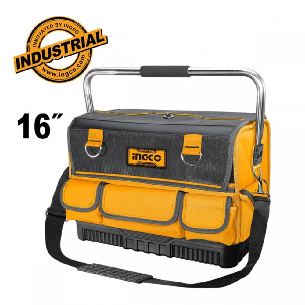INGCO 16inches Tool Bag with 14 Pockets HTBGL05