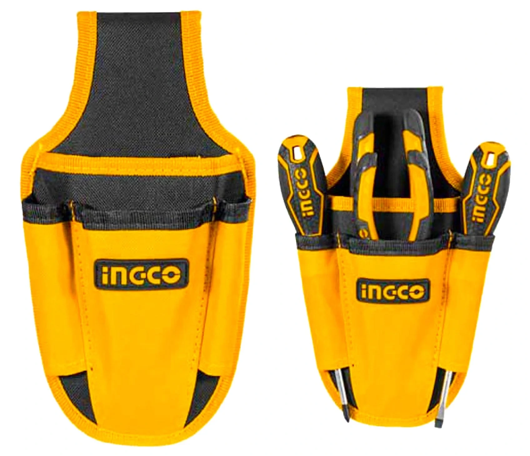 INGCO Tool Holster / Belt Pouch with 4 Pockets HTBP04011