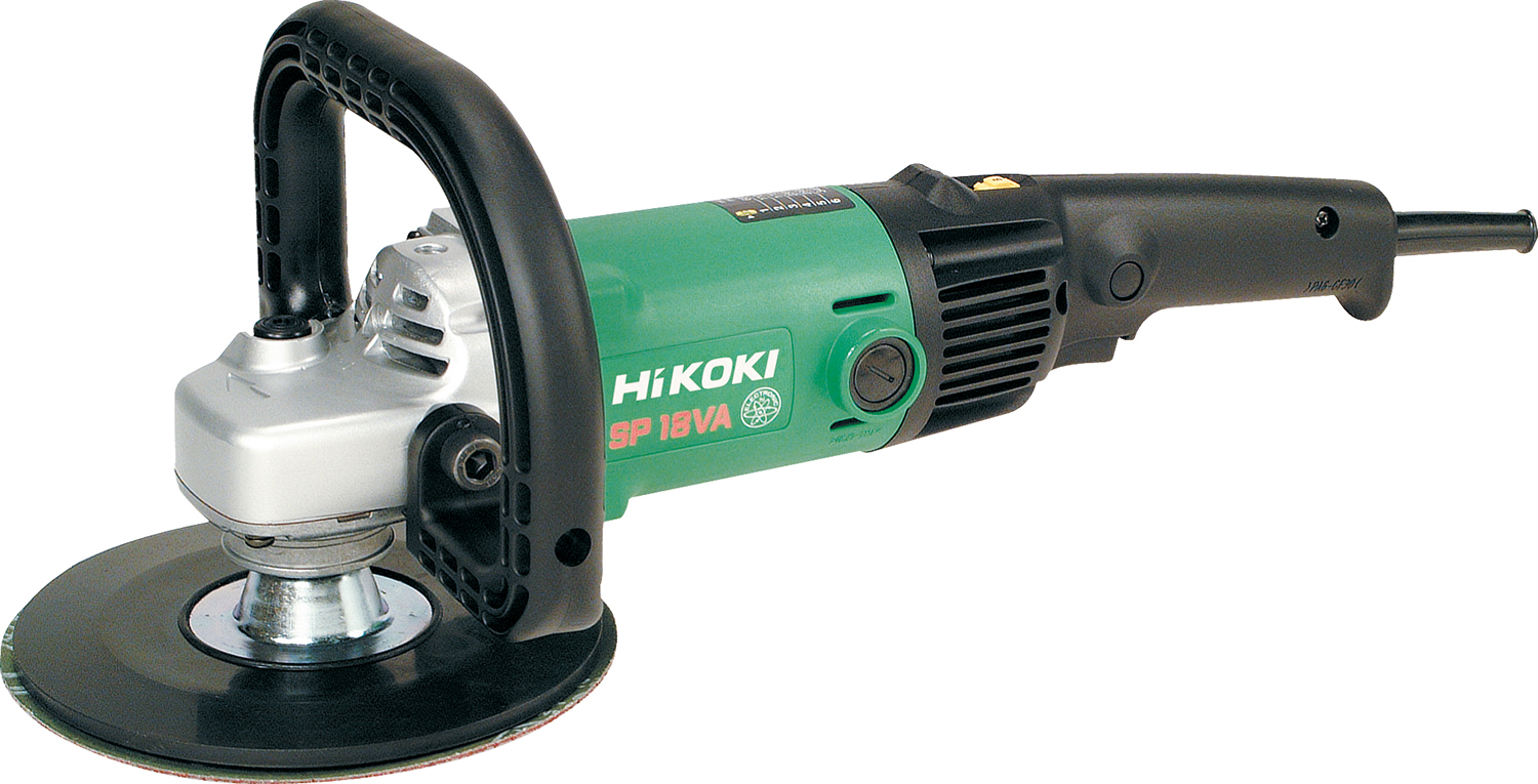 HIKOKI Sander and Polisher 1250W, Sanding Disc Diameter 180 mm SP18VA