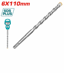TOTAL SDS Plus Hammer Drill Bits 6 X 110mm TAC310601