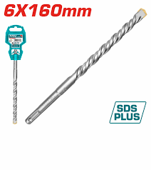 TOTAL SDS Plus Hammer Drill Bits 6 X 160mm TAC310602