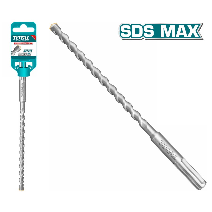 توتال بريمة حفر كونكريت SDS-Plus قياس 25 ملم × 340 ملم TAC322500