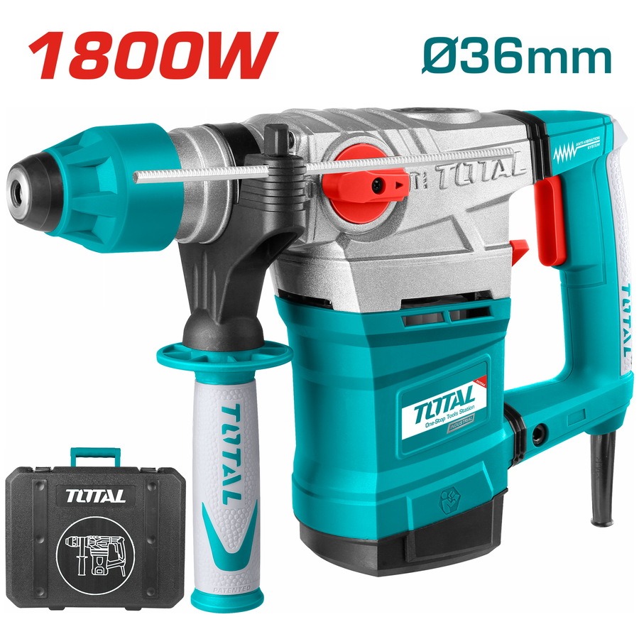 TOTAL Electric Rotary Hammer 1800W TH118366