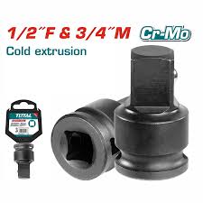TOTAL Impact Socket Adapter 1/2inches x 3/4inches THIA1234