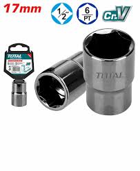 TOTAL Hexagonal Socket 1/2 inches 17mm THTST12171
