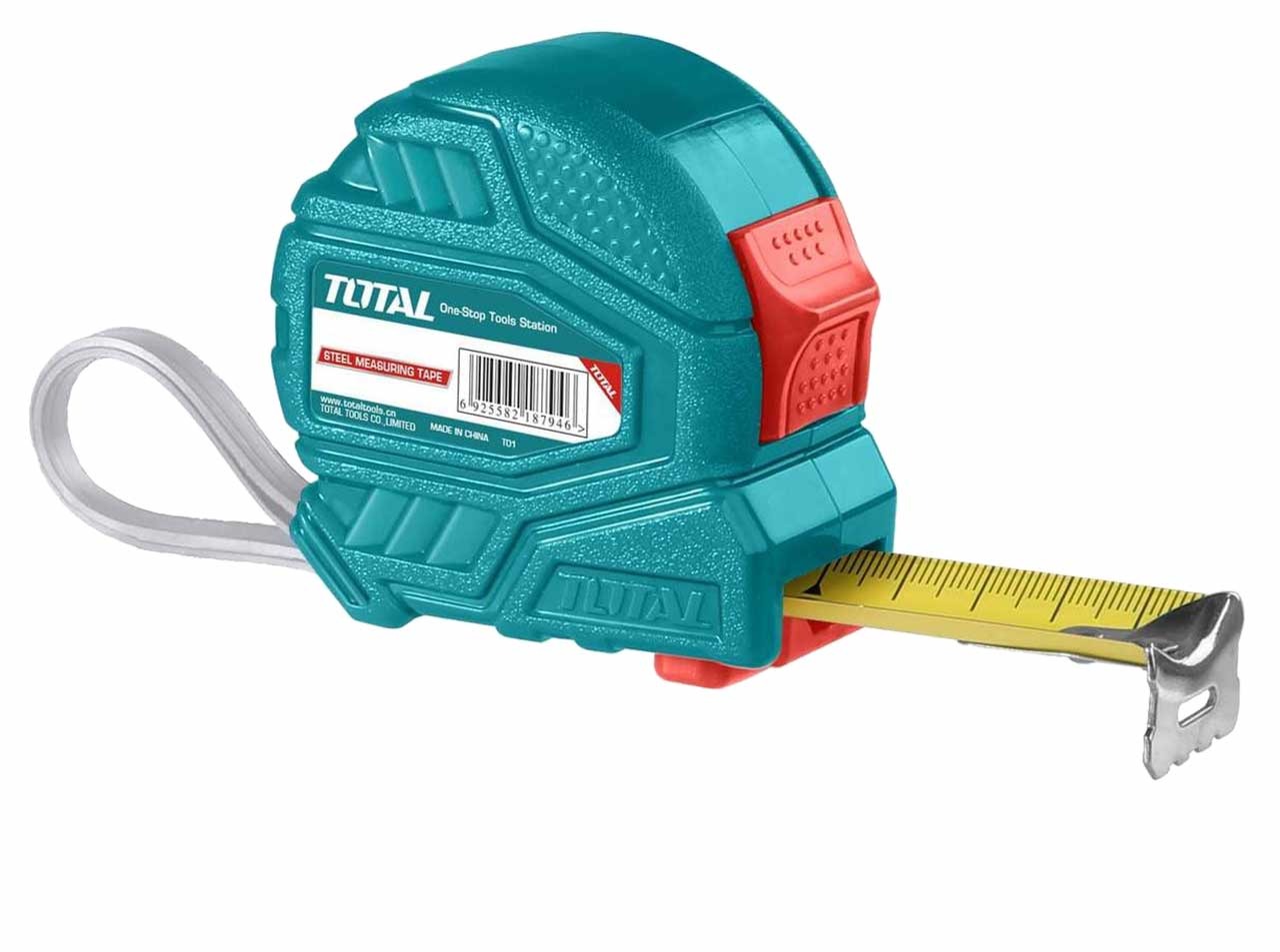 TOTAL Steel Measuring Tape 8m x 25mm TMT126381