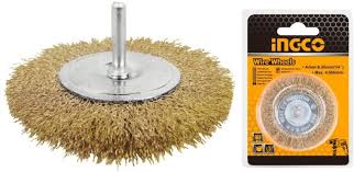 INGCO Circular Grinding Wire Brush WB40501 75mm Wire: 0.35mm